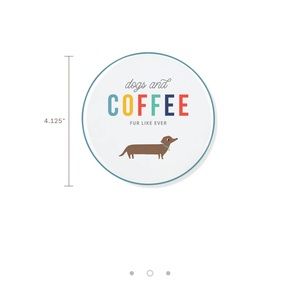 Pet shop dogs and coffee fur like ever coaster